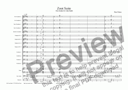 page one of Zoot Suite [16 piece Big Band version] Bass feature