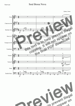 page one of Soul Bossa Nova