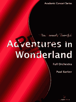 page one of Adventures in Wonderland 