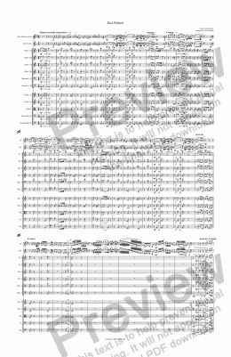 page one of Kol Nidreh (violin + chamber orchestra)