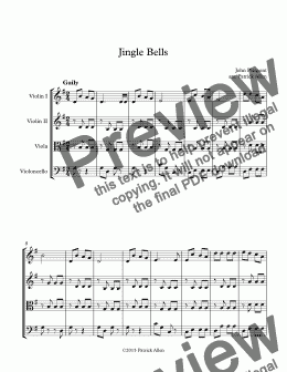 page one of Jingle Bells