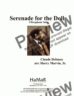 page one of Serenade for the Doll
