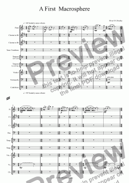 page one of A First and Second Macrosphere