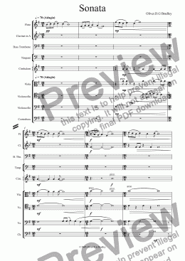 page one of Microsphere III, Sonata