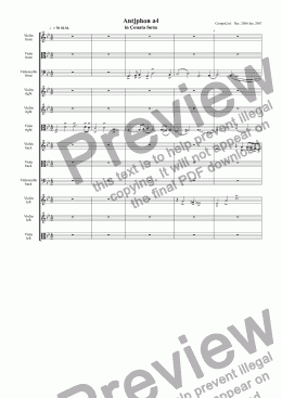 page one of Antiphon a4 in Sonata form