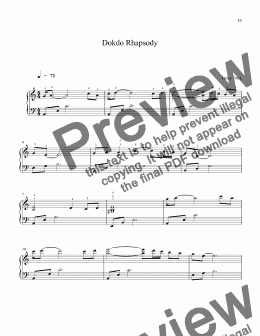 page one of Dokdo Rhapsody