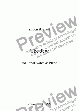 page one of THE JEW