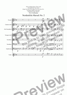 page one of Nordenfelts Marsch No. 2