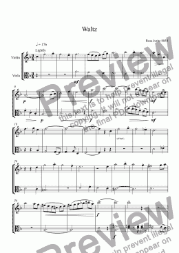 page one of Waltz