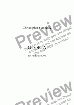 page one of GLORIA