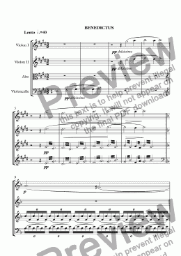 page one of Requiem pour quatuor à cordes (5) Liszt