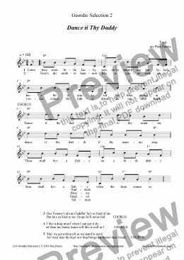 page one of Geordie Selection No2 [vocal]