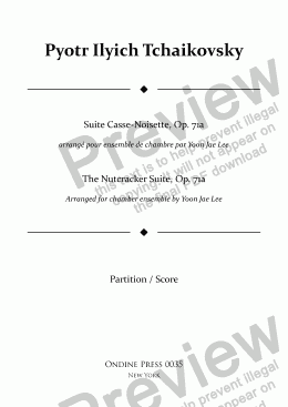 page one of The Nutcracker Suite for Chamber Ensemble, Op. 71a