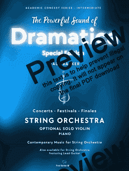 page one of Dramatica For String Orchestra Feat. Violin Solo