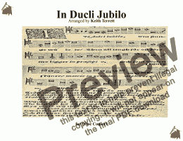 page one of In Dulci Jubilo "In sweet rejoicing" for Oboe Consort