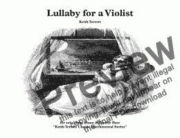 page one of Lullaby for a Violist, Piano & Double/E. Bass