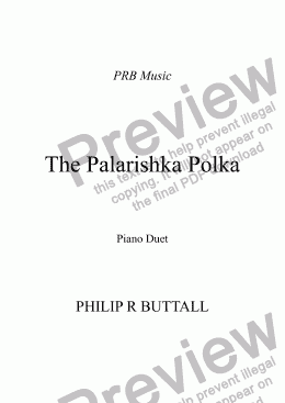 page one of The Palarishca Polka