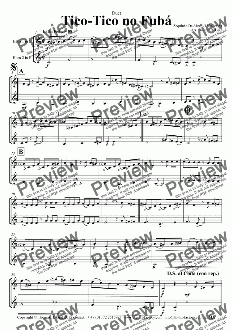 tico tico no fuba piano print for free pdf piano
