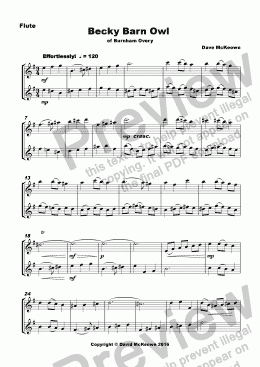 page one of 6 Concert Duets for Flute in a Classical Style