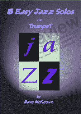 page one of 5 Easy Jazz Solos for Trumpet and Piano