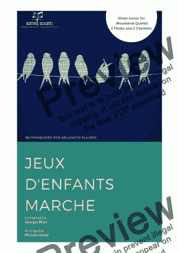 page one of Jeux d'enfants - Marche