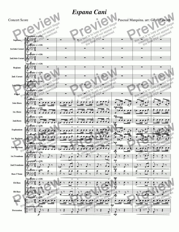 Espana Cani - Download Sheet Music PDF file