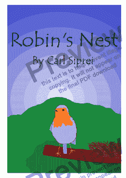 page one of Robin's Nest