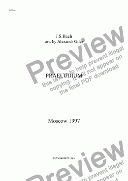 page one of PRAELUDIUM