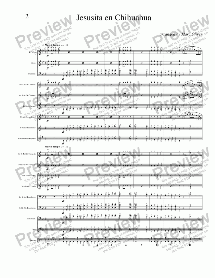 Cortes Jesusita En Chihuahua Download Sheet Music Pdf File