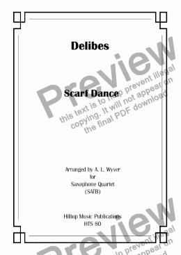 page one of Scarf Dance