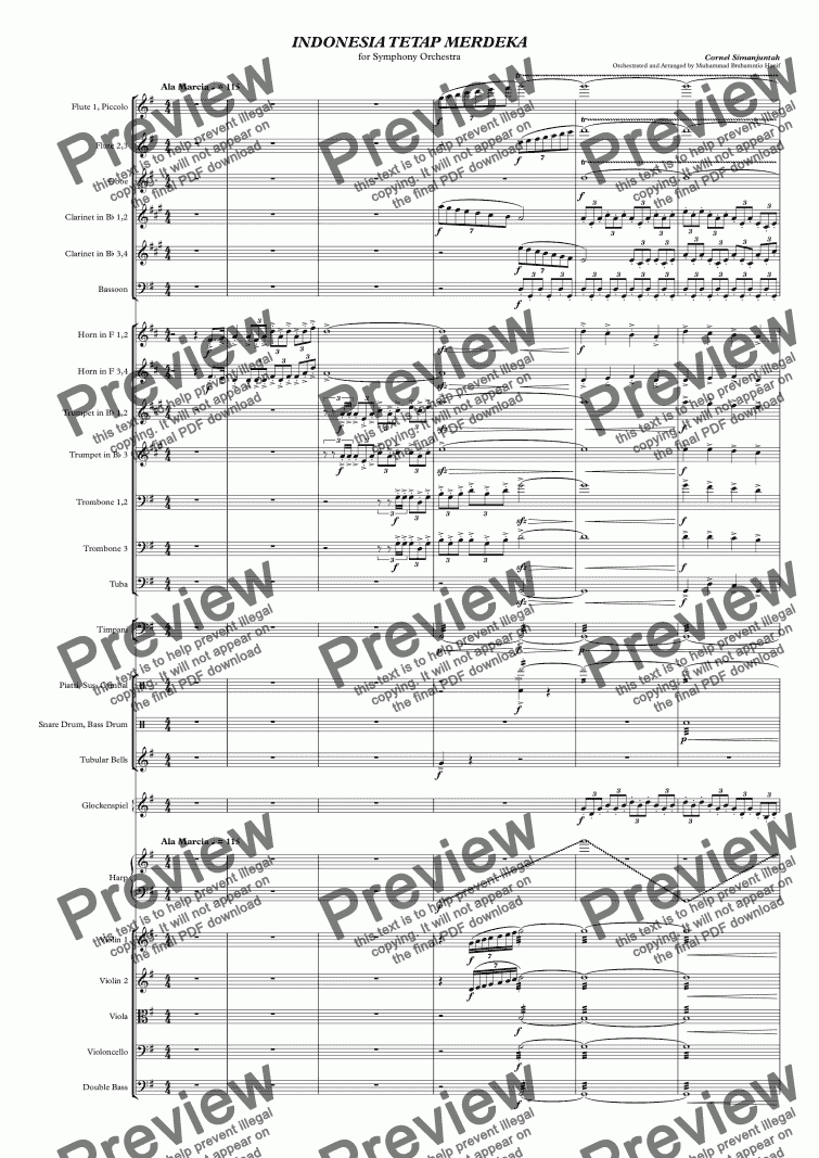 INDONESIA TETAP MERDEKA - Download Sheet Music PDF file