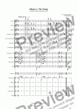 page one of SCHUMANN: Album for The Young / 2. Soldiers' March.