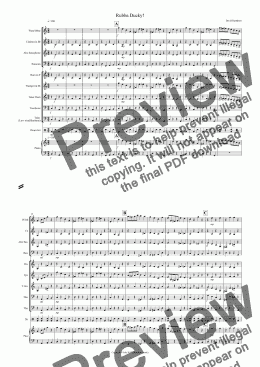 page one of Rubba Ducky! for School Concert Band