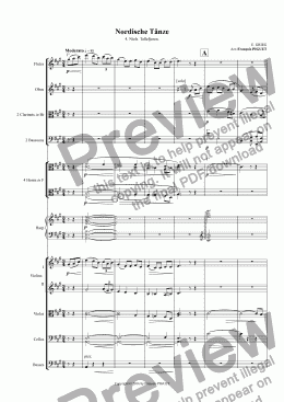 page one of GRIEG: 25 Nordische Tänze / 4. Niels  Tallefjoren.