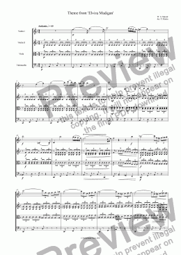 page one of Theme from ’Elvira Madigan’