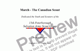 page one of March - The Canadian Scout