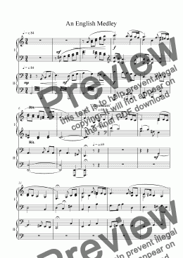 page one of An English Medley