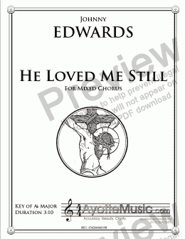 page one of Edwards II - He Loved me Still