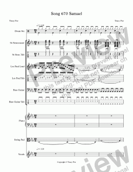 page one of Song 670 Samael