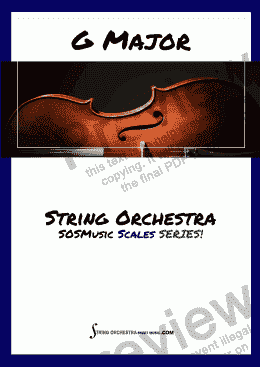 page one of G-Major String Orchestra (Warm-up)