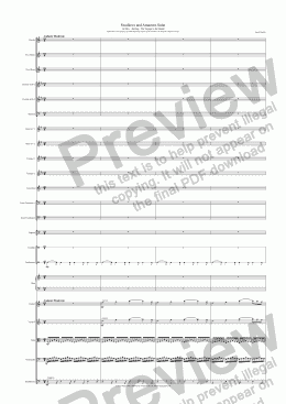 page one of Sailing (1st Mov. Swallows and Amazons Suite)