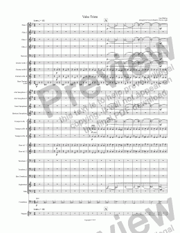 page one of Valse Triste