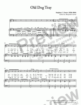 page one of Foster - Old Dog Tray