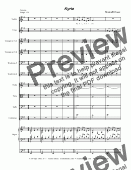 page one of Mass Of Saint Martha (Full Score)