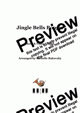 page one of Jingle Bells Boogie