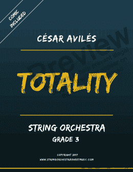 page one of Totality (String Orchestra)