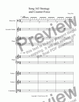 page one of Song 163 Strategy  and Counter-Force