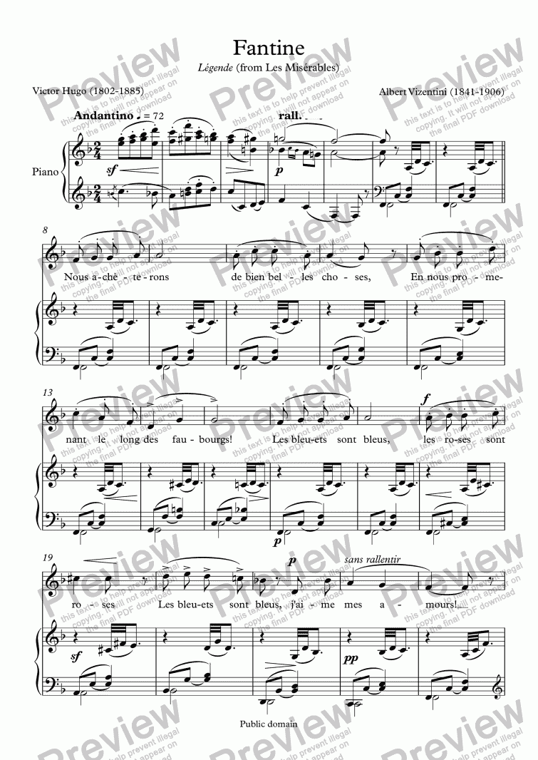 Les miserables full score pdf