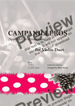 page one of Campanilleros for String Duet