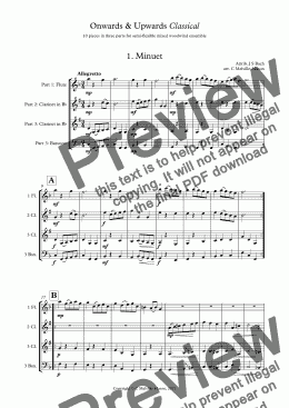 page one of Onwards & Upwards Classical